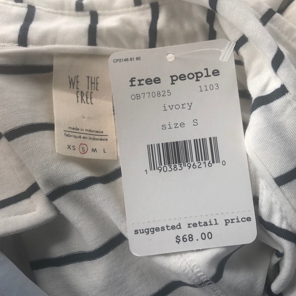 Free People Top Can't Fool Me Long Sleeve Tee NWT - Picture 6 of 6
